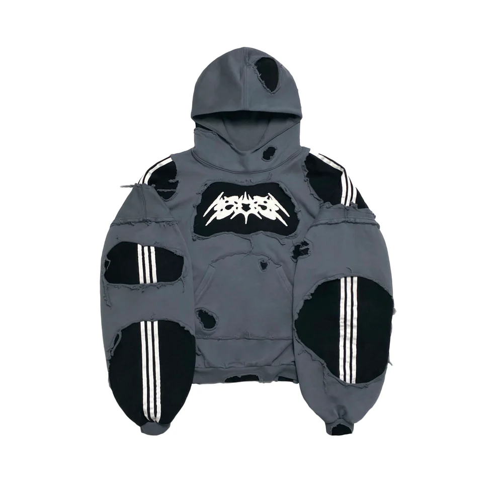 b2a4d46c-264c-40a8-88c1-5b0af6dce94d Ripped Stripes Hoodie